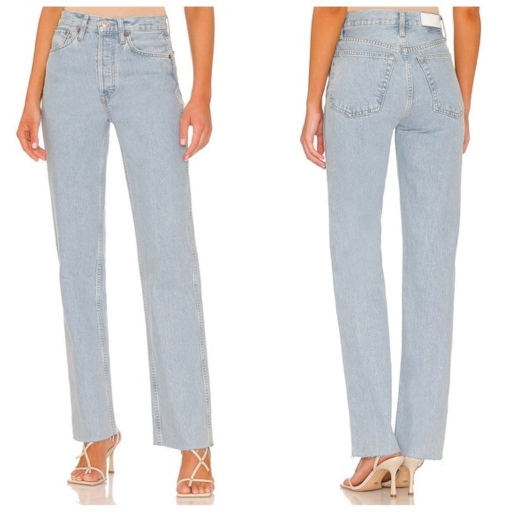 Nwt RE/DONE Orginials 90s High Rise Loose in Naf Size 29